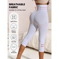 thumbnail image 5 of Athlemo High Waist Capri Shapewear Shorts, Tummy Control & Butt Lifting Shaper for Women, 5 of 7