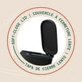 thumbnail image 4 of Acento Linea Slim Rectangular Step Trash Can, 1.3 Gallon Bathroom Waste Bin with Soft-Close Lid and Removable Inner Bucket, Soft Touch Black, 4 of 9