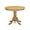 Oak, variant on East West Furniture ANT-OAK-T Antique Modern Kitchen Table - a Round Dining Table Top with Pedestal Base, 36x36 Inch, Oak