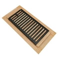 thumbnail image 2 of Razo White Oak Floor Register Vent Cover with Damper, 4x10 Inch, Unfinished, 2 of 5