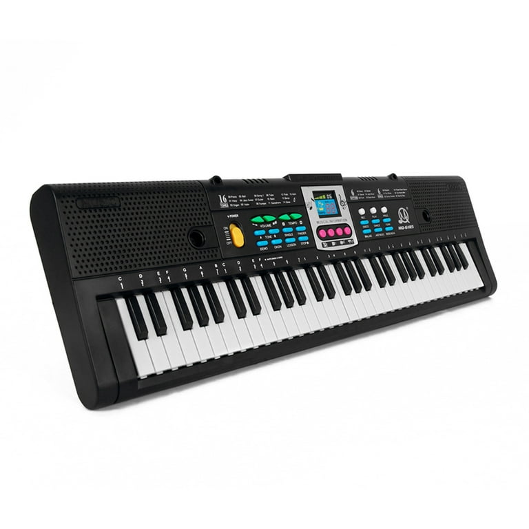 61 Key Children Electronic Piano & Microphone 16 Tones 10 Rhythms 6 Demo  Songs Keyboard Piano Musical Instrument Musical Gifts