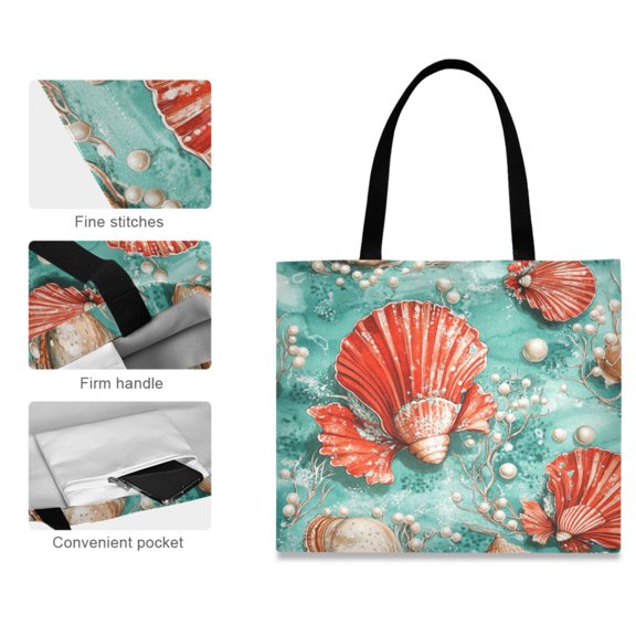 Canvas Tote Bag for Women Girls Design Print Nautical Dance Tote