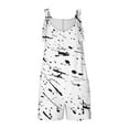 thumbnail image 4 of Summer YANHAIGONG Womens Jumpsuits and Rompers Shorts,Womens 2025 Summer Casual Floral Print Sleeveless Rompers,Spaghetti Strap Loose Shorts Jumpsuit with Pockets, 4 of 6
