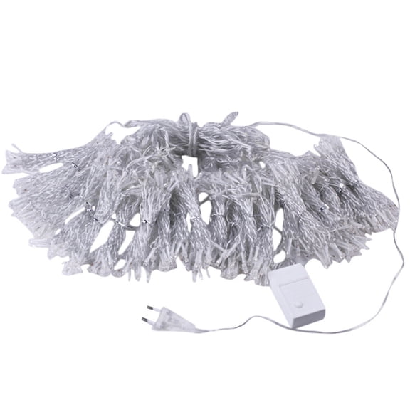 WEGFTDUOP 3*3m 300 Lights LED Curtain Lights Icicle Lights Holiday Decoration String Light