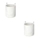 thumbnail image 2 of Cesta de almacenamiento Yuarrent canasta de alambre fácil de transportar blanco S, 2 of 6