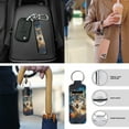thumbnail image 6 of Jeiento Wolf 13 Pcs Auto Seat Cover Sets Steering Wheel Cover Galaxy Sky Seatbelt Pad Universal Armrest Cover Pad Cup Holders Keychain for SUV Van Sedan Fit for Most Cars SUV Van Sedan Truck, 6 of 8
