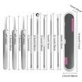 thumbnail image 3 of WIFKLSIIPG Outils pour Points Noirs Pinces en Acier Inoxydable Kit d'Outils pour Enlever les Points Noirs – Peau Claire avec Précision Pinces pour Enlever les Points Noirs en Acier Inoxydable, 3 of 5