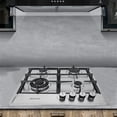thumbnail image 2 of PARRILLA A GAS DE ACERO INOXIDABLE GRAVITA 4 QUEMADORES Plateado, 2 of 7