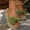 Green, variant on Women Solid Open Toe Bowknot Thick Sole Rope Bottom Wedge Slippers Beach Layout for Summer