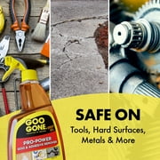 (4 pack) Goo Gone Pro-Power Heavy Duty Tape, Adhesive & Grease Remover Spray Gel, Orange Citrus Scent, 24 oz, 1 count