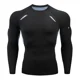 thumbnail image 4 of 2024pro Nueva camiseta de manga corta de entrenamiento de fútbol azul de compresión muscular ajustada para hombre para correr, 4 of 4