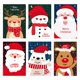 thumbnail image 1 of Ganfancp Christmas Thank You Card Diy Creative Blessing Gift Message Card Universal Card Ofertas Del Día 1 Tarjeta, 1 Sobre, 1 of 2