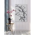 thumbnail image 5 of Marmont Hill "Grey Leaves" by Katarina Snygg Painting Print on Wrapped Canvas, 5 of 7