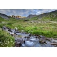 thumbnail image 2 of Flaherty, Dennis 24x17 Gold Ornate Wood Framed with Double Matting Museum Art Print Titled - CO, Sunrise on stream in American Basin, 2 of 4