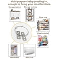 thumbnail image 6 of 6 Sets Anti Tip Furniture Anchors Baby Proofing Earthquake Straps Childproof Furniture Wall Anchors for Home Safety Secure Heavy Furniture to Wall, 6 of 7