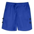 thumbnail image 3 of Ndbuld Men's Hiking Cargo Shorts Dress Lightweight 9" Outdoor Sports Work Shorts Golf Casual Hike Camping with 4 Pockets Blue M, 3 of 7