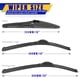 thumbnail image 2 of Escobillas de limpiaparabrisas Rooppa de repuesto para Toyota Highlander 2020-2023 (juego de 3), 2 of 8