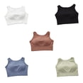 thumbnail image 4 of Sonducket Camiseta sin mangas elástica transpirable para el pecho, carpeta de cuello redondo, carpetas de pecho seco para mujer, para correr, Prendas para la parte del cuerpo Verde, 4 of 6