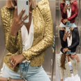 thumbnail image 3 of Cardigan pour Femmes à Manches Longues Manteau à Sequins Brillants Ouvert Veste Décontractée pour Femmes, 3 of 9