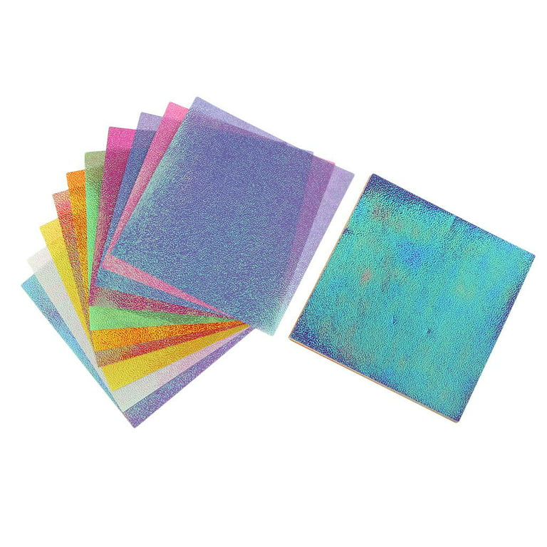 Neon Orange Glitter Cardstock Paper, 10 Sheets A4 Single Sided