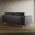 thumbnail image 6 of Stateside Vegan Leather Square Arm Sofa 70", 6 of 6