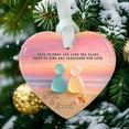 thumbnail image 1 of Adorno Colgante de Corazón de Cerámica | Decoración Colorida de La Amistad con Temática Playera | Regalo para Colgar En El Árbol de Navidad con Impresión a Doble Cara | Recuerdo Duradero para Decorar, 1 of 6