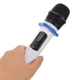 thumbnail image 4 of RUNROTOO Simulated Microphone Prop Interview Simulation Blue 1Pcs, 4 of 8