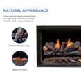 thumbnail image 5 of Duluth Forge Ventless Dual Fuel Gas Log Set - 30 in. Stacked Oak, 33,000 BTU, Remote Control - Model# DLS-30R-2, 5 of 11