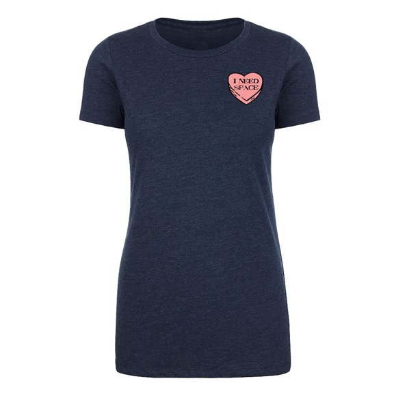 I Hate Valentine's Day shirts, Woman Crew Neck T-Shirts, Candy Heart T-shirts - I Need Space