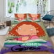 thumbnail image 2 of Tal como lo contó Ginger Conjunto de sábanas temático, trío de piezas, cómodo y amigable con la piel, diseño único, regalo de decoración para el hogar para familiares, amigos y fans,140cm *210cm, 2 of 6