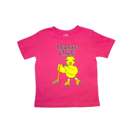 

Inktastic Hockey Chick text Gift Toddler Toddler Girl T-Shirt