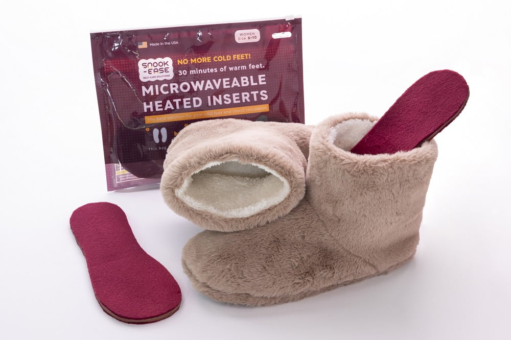 Snookiz Booties for Women with Heated Inserts for Pain Relief Cold