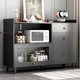 thumbnail image 3 of Kitchens Cabinets for Hallway 3 Drawer Frame Shoe Rock Minimalist Entrance Closet Sideboard Cabinet Buffet Console Meuble My Lux Decor Round, 3 of 7