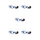 thumbnail image 2 of Qarigey Manténgase elegante y seguro con gafas deportivas ligeras Gafas de seguridad Gafas de seguridad Gafas multifuncionales Durable Azul Type2 NO2, 2 of 6