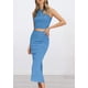 thumbnail image 4 of Conjunto de Verano para Mujer de 2 Piezas PRETTYGARDEN Azul Claro Talla S, 4 of 8