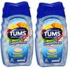 Tums Smoothies Assorted Tropical Fruit, 60 Chewable Tablets, pack of 2