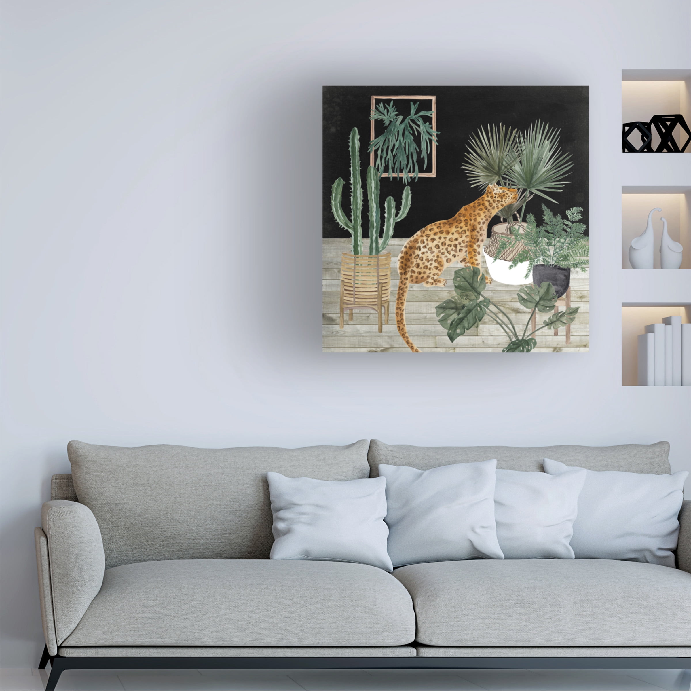 Melissa Wang 'Jungle Home II' Canvas Art