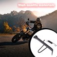 thumbnail image 1 of Ruiboury Black Motorcycle Kickstand Side Support Strong Support Easy Installation Iron-made Strong black 19cm 1Set, 1 of 6