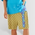 thumbnail image 2 of oqasdz Boys Swim Trunks Ice Cream Print Quick Drying Adjustable Waistband Swimwear Child Kids Summer Beach Pool Board Shorts Size 13 Y-14 Y, 2 of 4