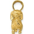 thumbnail image 3 of 14K Yellow Gold Solid Polished 3-D Wire Haired Dachshund Charm (17 X 25) Made In Peru c2360, 3 of 6