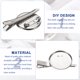 thumbnail image 3 of 20 Piezas de Bandejas Redondas Vacías para Broches de Plata con Clip de Cocodrilo y Pin, Broche Metálico para Corsage (36mm/1.4"), 3 of 7
