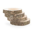 thumbnail image 4 of Wooden Napkin Rings - Set of 4 - Napkin Holder Ring for Weddings, Receptions & Dinner Party, 4 of 7