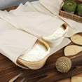 thumbnail image 3 of Shoreew Bread Ball Fermentation Cloth Cotton Baguette Pad Thick Undyed Unbleached European French Bread Making Fabric for Vertical Fermentation Crust Formation, 3 of 7