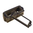 thumbnail image 2 of 30 Pcs Antique Brass Cabinet Drawer Metal Handle Label Office Library Post Office File Pull Frame Tag Name Holder Handle, 2 of 7