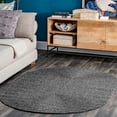 thumbnail image 1 of nuLOOM Wynn Braided Indoor/Outdoor Area Rug, 4' x 6' Oval, Charcoal, 1 of 4