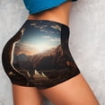 thumbnail image 4 of Kdxio Shorts Imprimé Chat Désert Pyramide pour Femmes Contrôle du Ventre Exercice Élevé Collants Rehausse-Fesses Short pour Femmes-TG, 4 of 8