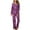 A-Purple108, variant on Bibifish Womens Pajama Heart Print Sets Print Valentine'S Day Pajama Ladies Button Down Long Sleeve Home Wear Oversized Sleepwear Sets