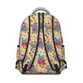 thumbnail image 2 of Pioneer Flower Floral Print Pattern Backpack for School, Cute School Bag with Adjustable Shoulder Straps and Padded Back, 15.3"x11"x7.1", 2 of 4