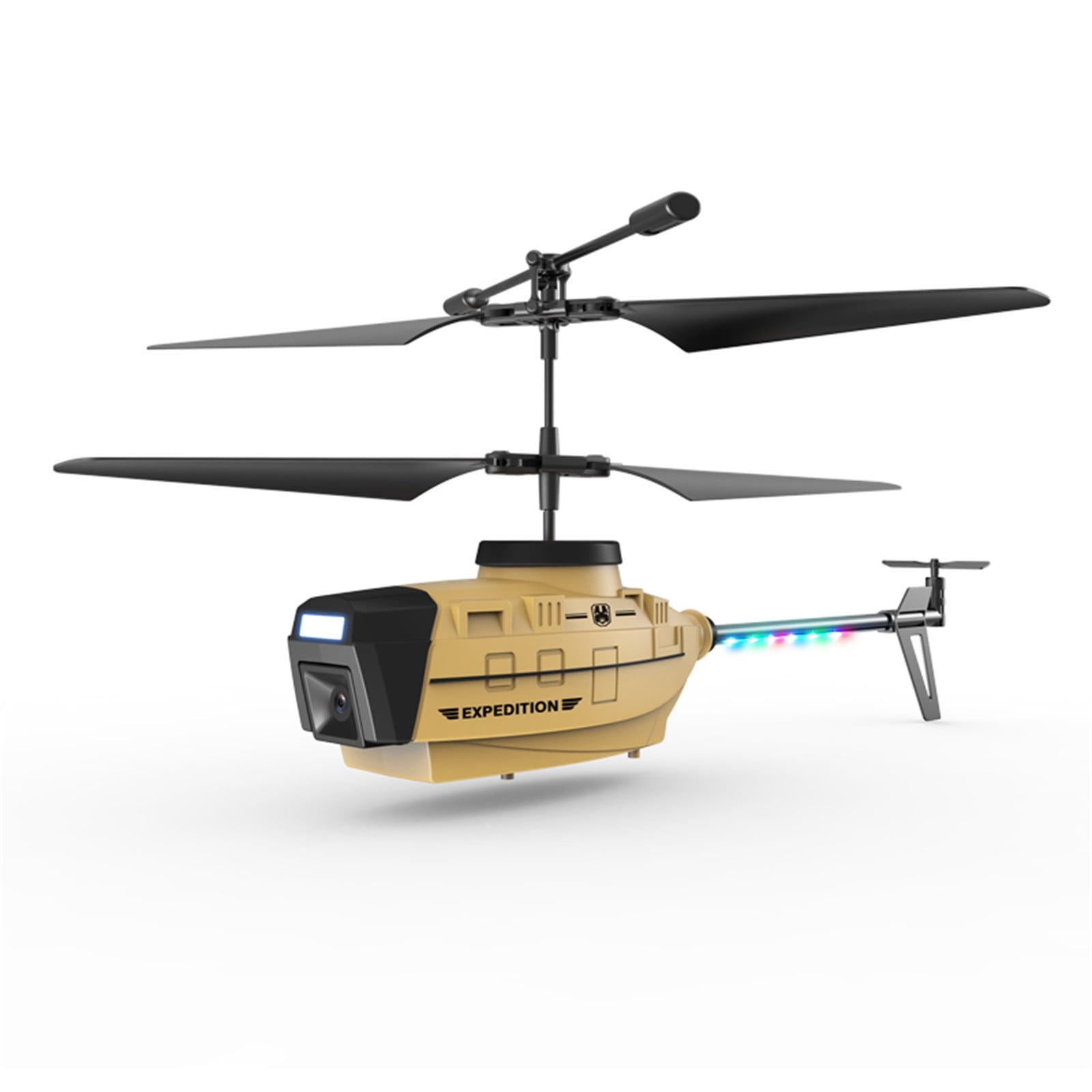 YUNAFFT 4K Dual-Camera Reconnaissance Aircraft Dual Batteries RC Helicopter Obstacle Avoidance Altitude Setting RC Plane with LED Light Electric Gift for Young Flight Enthusiasts