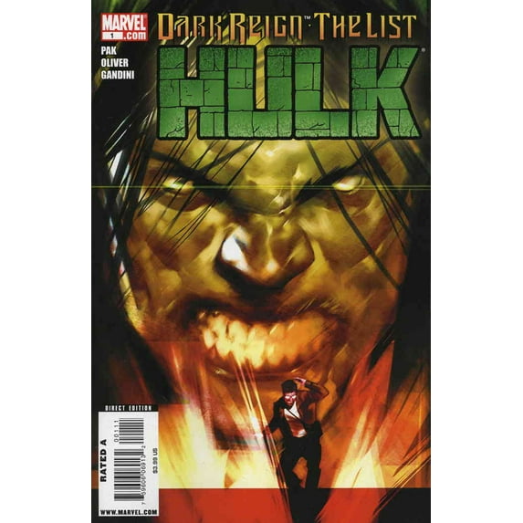 Dark Reign: The List-Hulk #1 VF ; Marvel Comic Book